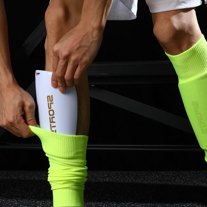 Soccer Shin Guards Football Protectors Pads Adult Kids Shinguards Light Sock Insert Board Boy Training Leing Protective Gear-01-ZAQ001-Black