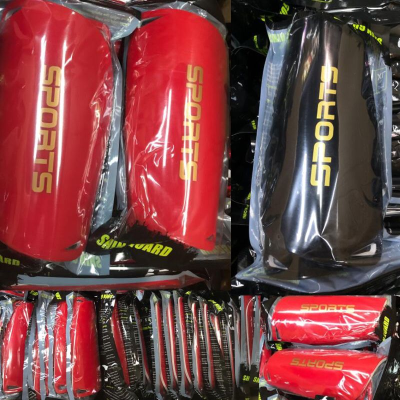 Soccer Shin Guards Football Protectors Pads Adult Kids Shinguards Light Sock Insert Board Boy Training Leing Protective Gear-01-ZAQ001-Black