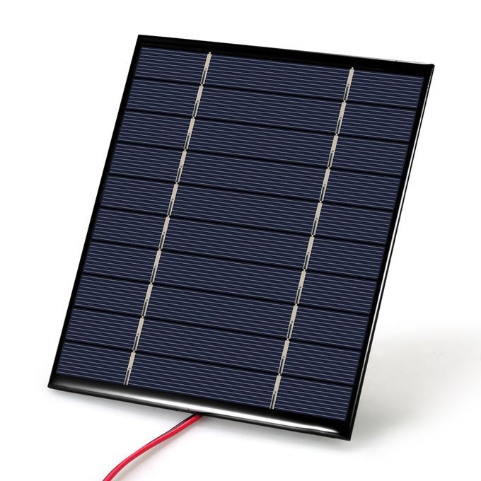 2.5W 5V Polycrystalline Silicon Solar Panel With Alligator C