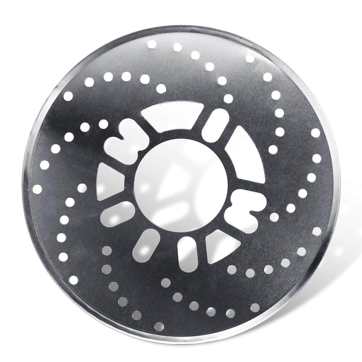 2Pcs Aluminium Car Wheel Brake Disc Cover Decorative Rotor Cross Drilled Dark Blue Dark Blue