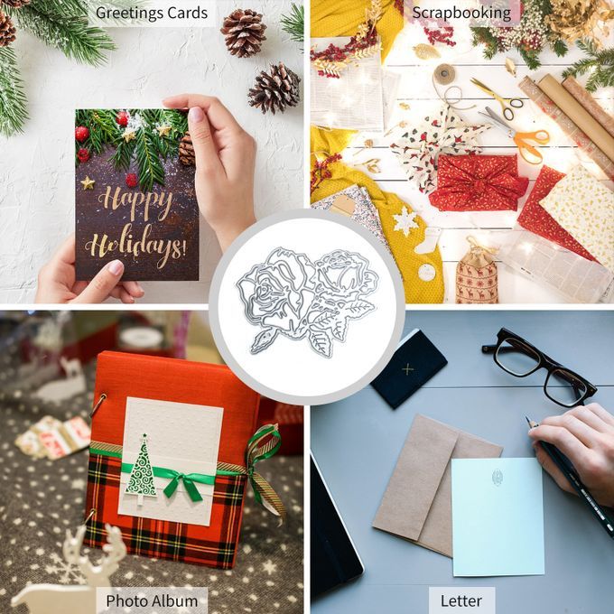 Christmas Metal Cutting Dies Tree Flower Butterfly Shape
