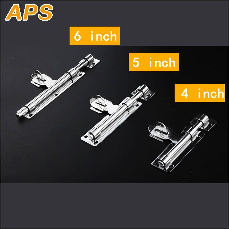 6 Inch  Hardware Door Lock Barrel Bolt Latch Padlock