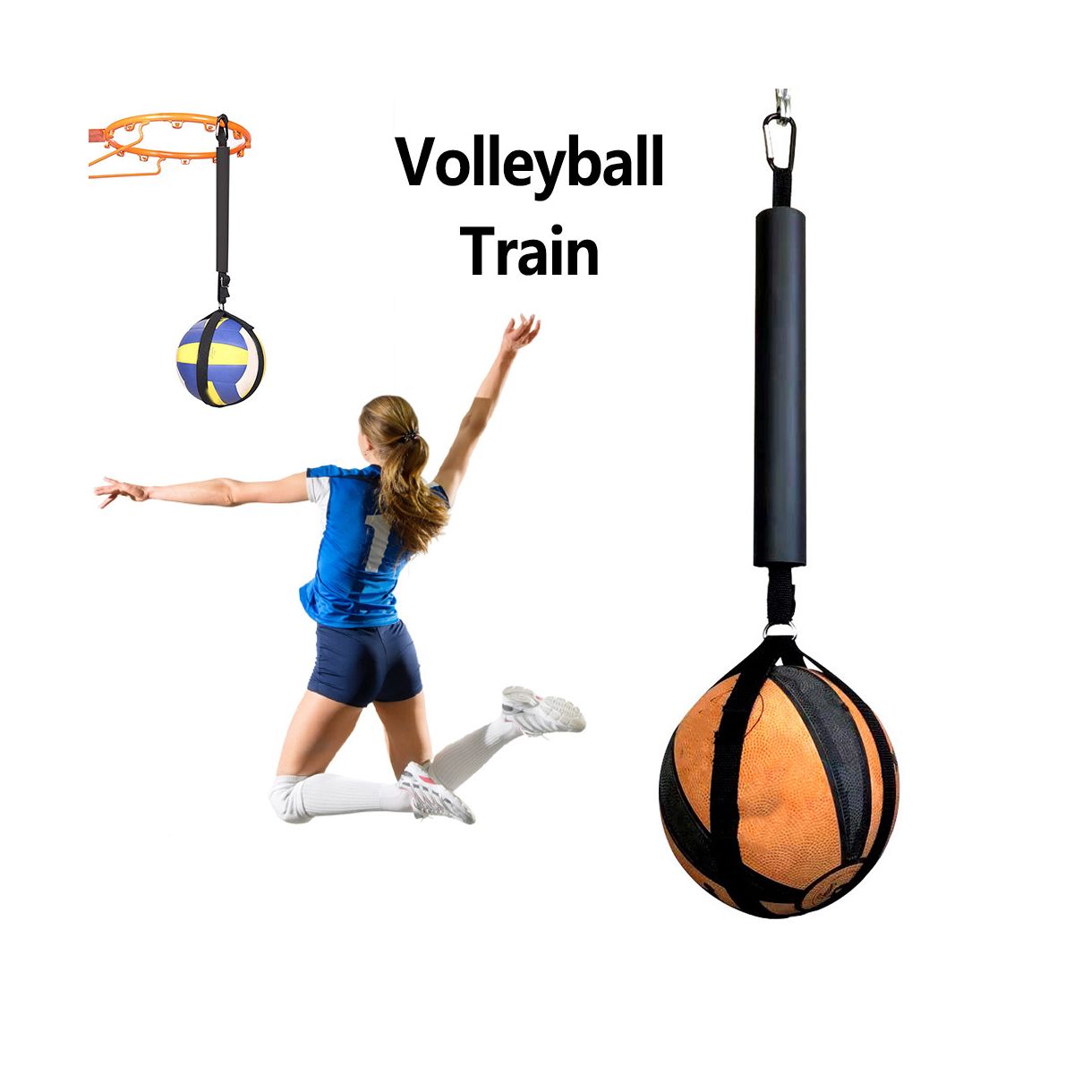Volleyball Action Basketball Trainer Strap Skill Outdoor Practice Training Equipment