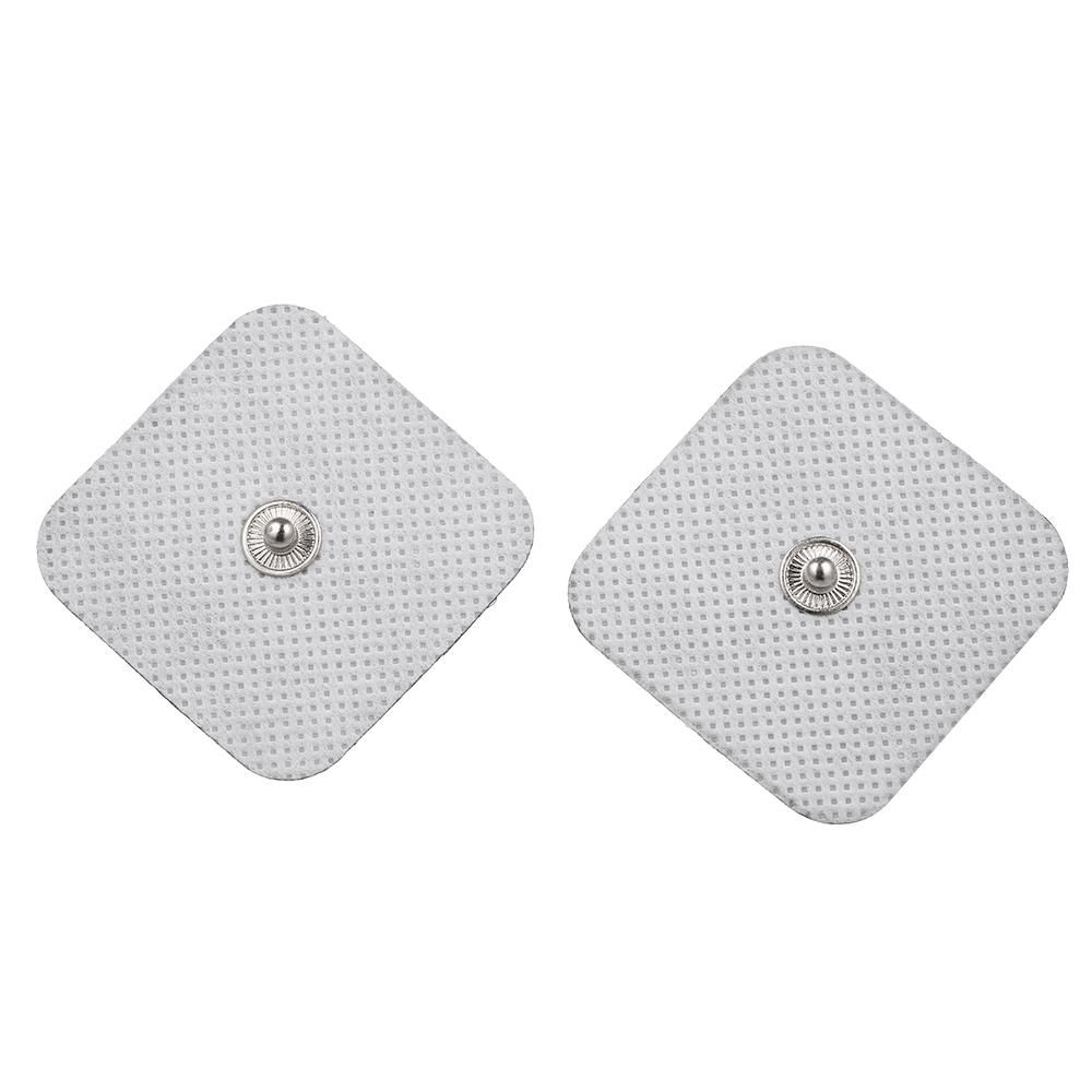 10pcs Self Adhesive Replacement Electrode Pad  4*4cm Digital TENS Non-woven for Muscle Stimulator Tens Machine Pads