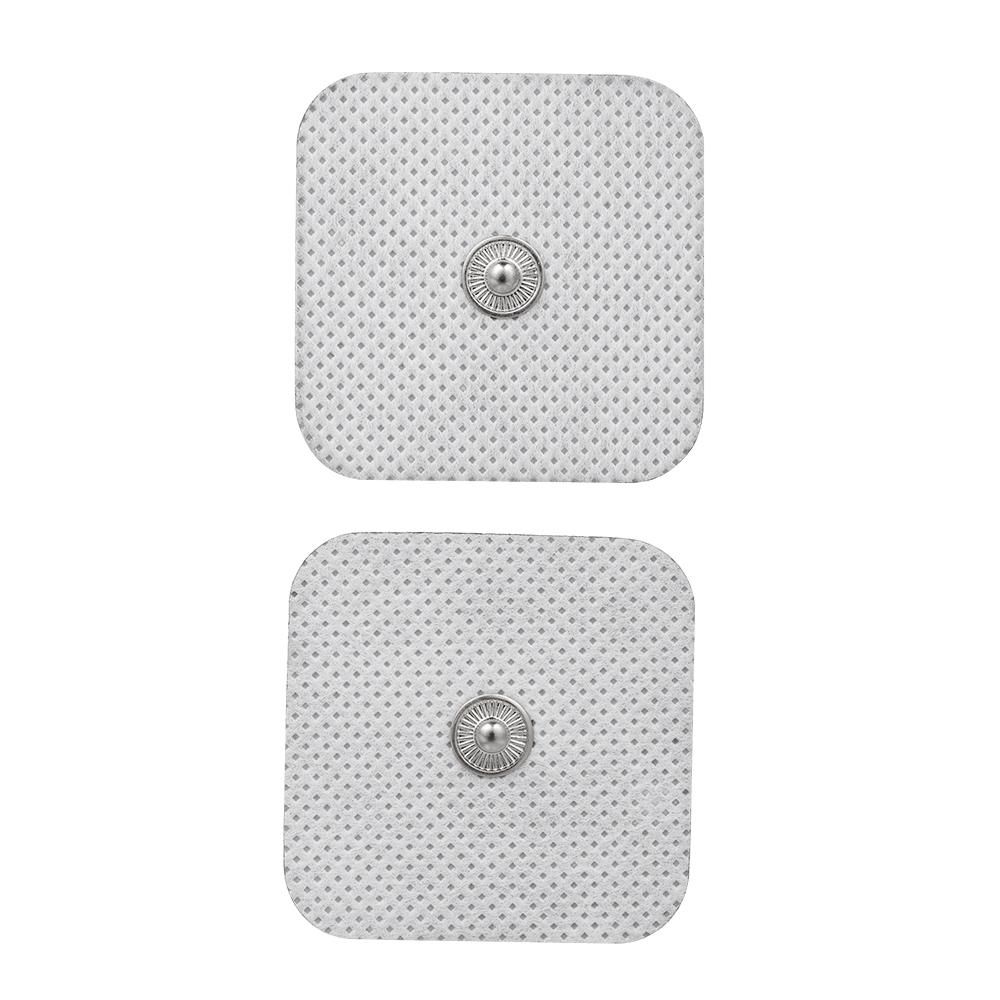 10pcs Self Adhesive Replacement Electrode Pad  4*4cm Digital TENS Non-woven for Muscle Stimulator Tens Machine Pads