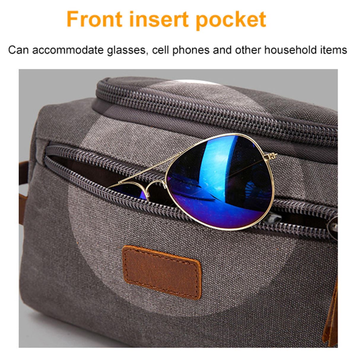 Portable Carry Travel Makeup Bag Storage Protective Cosmetic Case Zipper Organizer