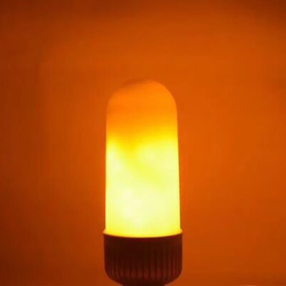 Tomshine LED Fire Effect Light Bulb E26 Base Always Bright/Flame Flickering Mode SMD2835 Decorative Atmosphere Lamp for Party Holiday Birthday Gift