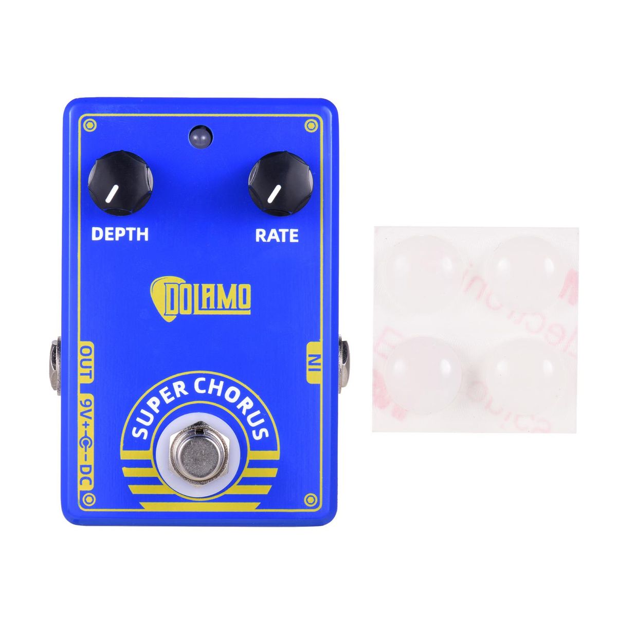 Dolamo D-3 Super Chorus Guitar Effect Pedal Chorus Pedal with True Bypass for Electric Guitar