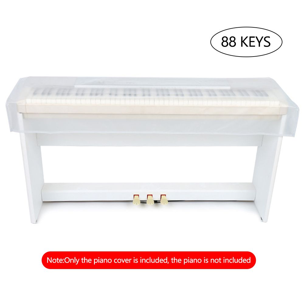 Transparent Grind Arenaceous Piano Cover Digital Piano