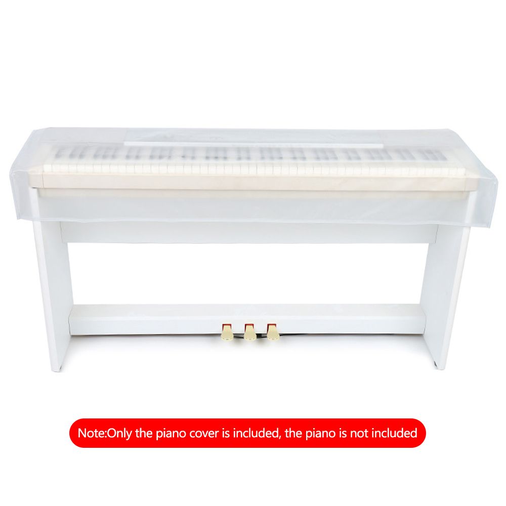 Transparent Grind Arenaceous Piano Cover Digital Piano