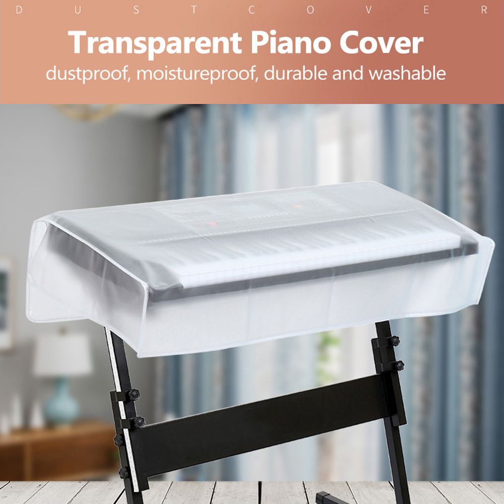 Transparent Grind Arenaceous Piano Cover Digital Piano