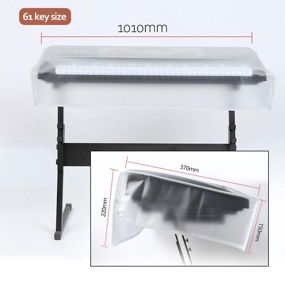 Transparent Grind Arenaceous Piano Cover Digital Piano