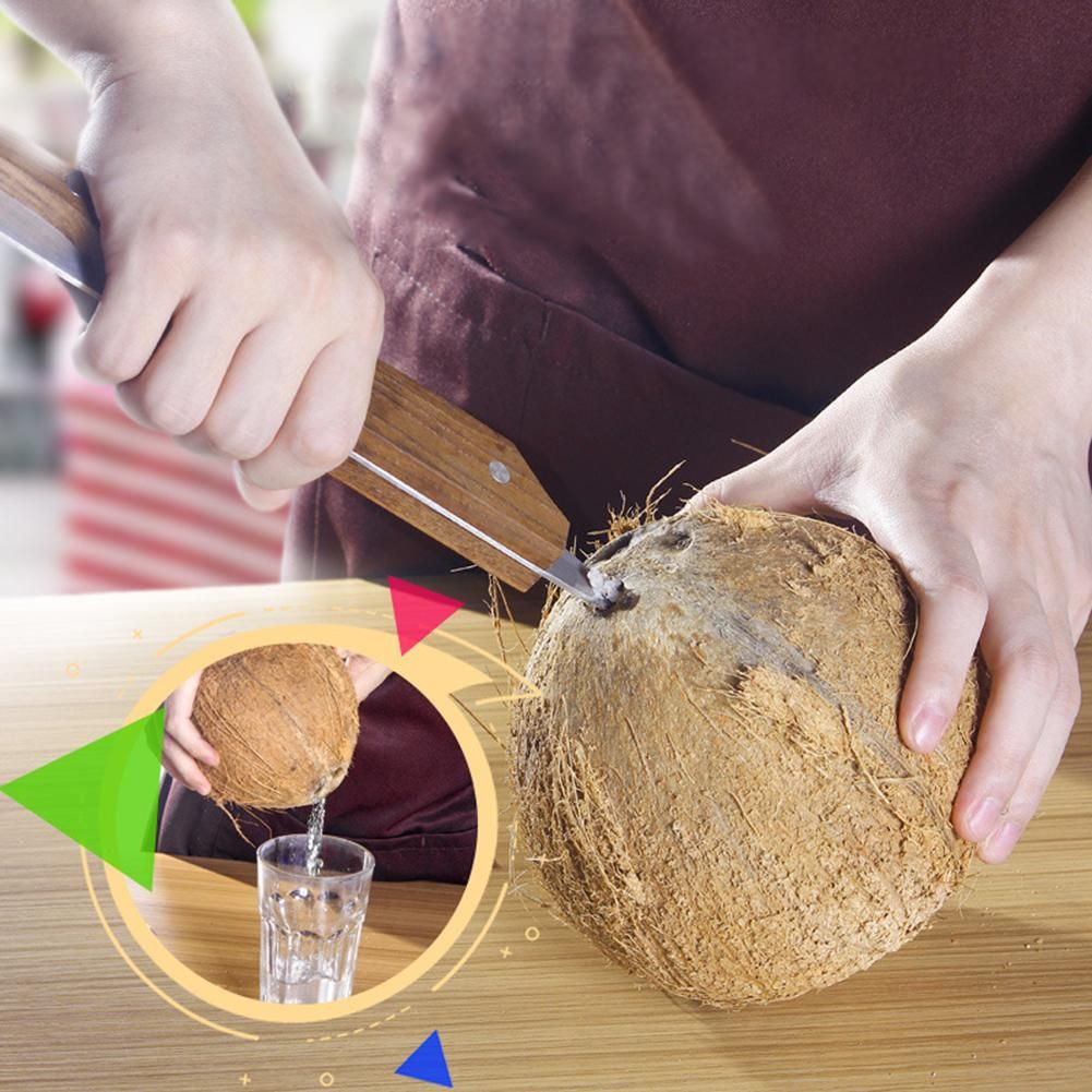 Double-ended Fruit Opener Knifes Cutter Creative Coconut