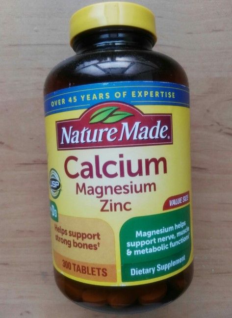 NatureMade Calcium, Magnesium, Zinc With Vitamin D3, 300Tabs