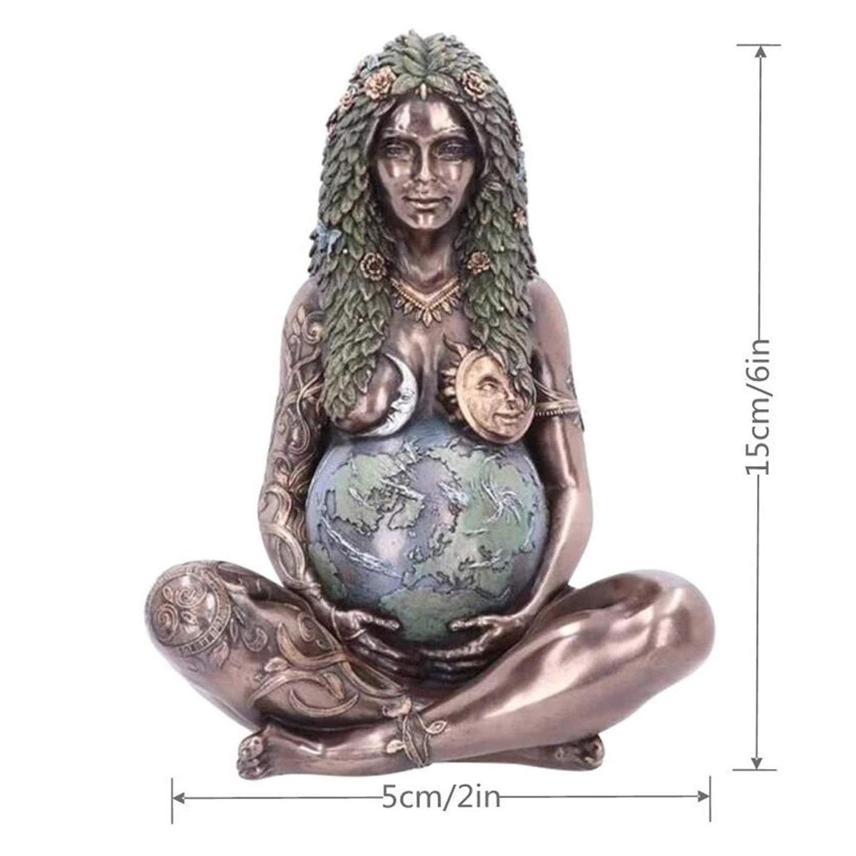 The Earth Goddess Gaia Mother Earth Sculpture Ornaments