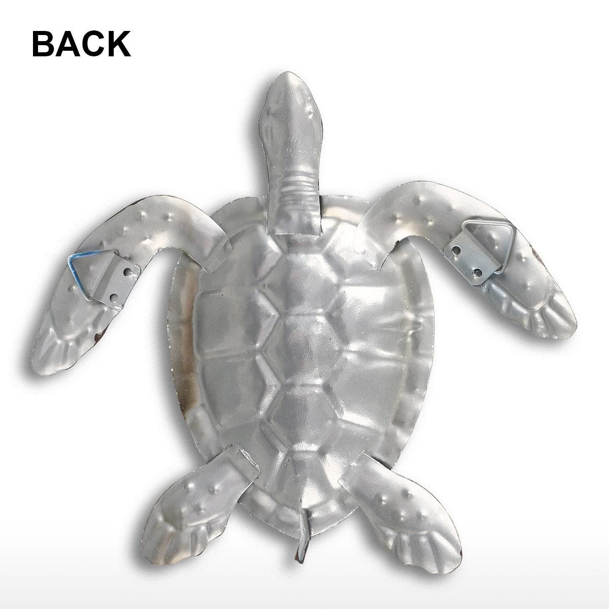 Blue Turtle Wall Decor Coast Ocean Sea Wall Art Iron Animal Wall Decor Home Bedroom Decoration