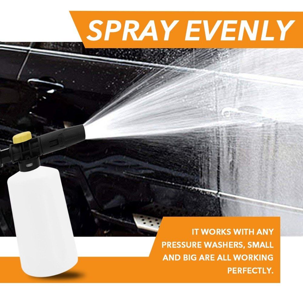 250ML/750ML High Pressure Washer Snow Foam Lance Soap Bottle