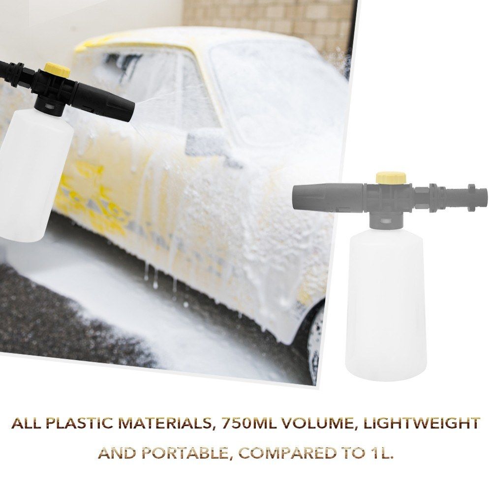 250ML/750ML High Pressure Washer Snow Foam Lance Soap Bottle