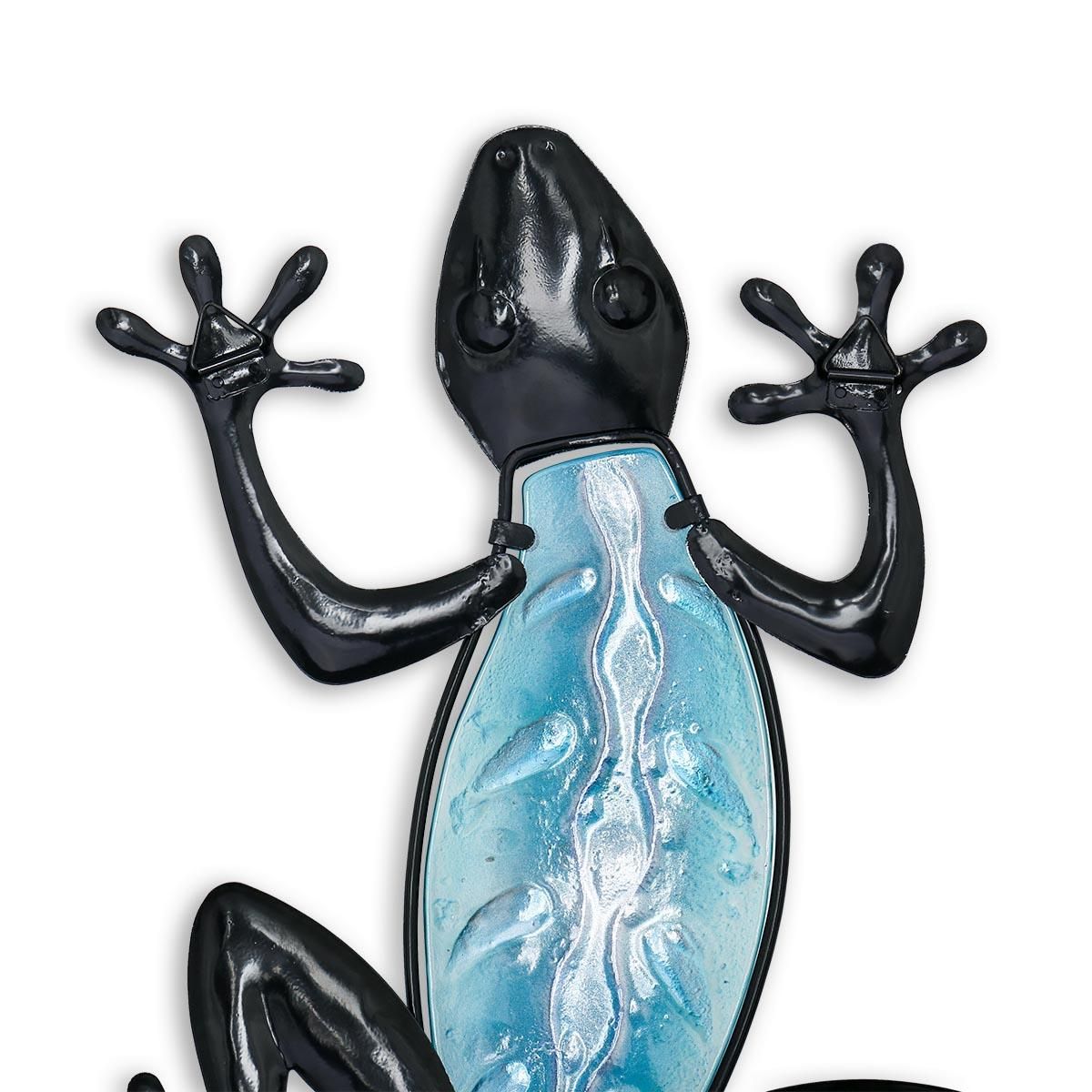 Blue Gecko Wall Hanging Animal Wall Art Lizard Indoor Outdoor Decor Bedroom Living Room Decor