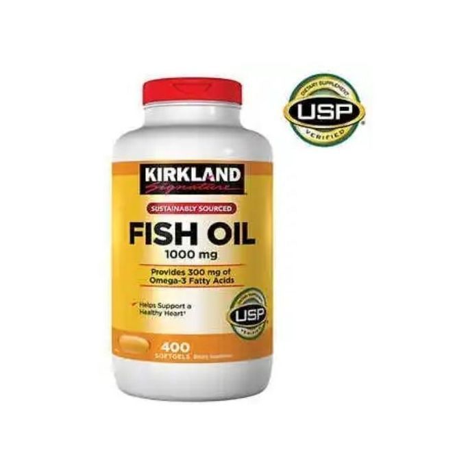Omega 3 Fatty Acid Fish Oil 1000mg 400Softgel