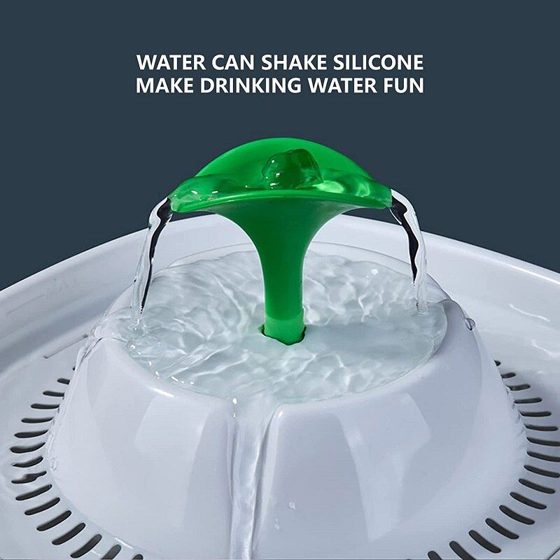 Automatic Pet Cat Water Fountain With LED Lighting 1.3L