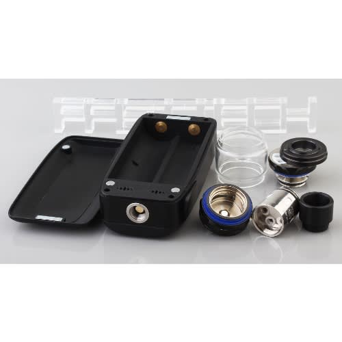 228w Blade Vape Vaporizer Box Mod Kit Red With E-liquid  Of 60ml/3mg