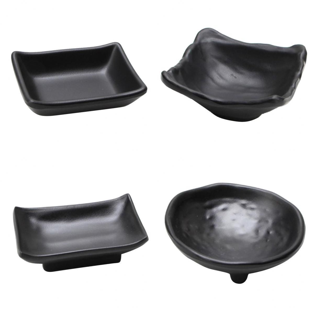4-set Melamine Snack Dish Serving Dip Bowl Appetizer Sauce Bowl