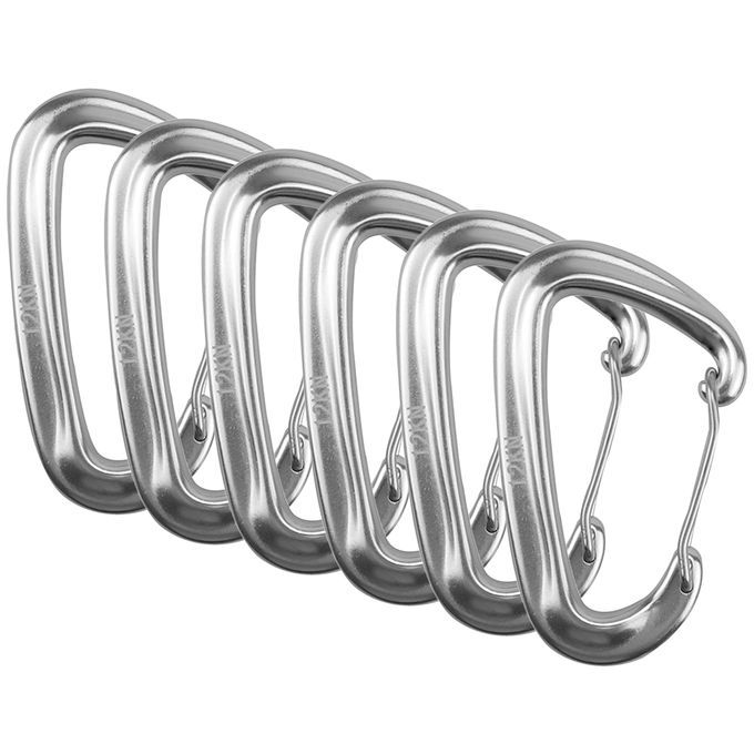6 PCS Carabiner 12KN Heavy Duty Carabiner Clips For-