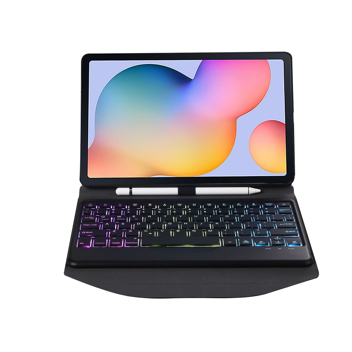 For Samsung Galaxy Tab S6 Lite B610S Keyboard Leather Case