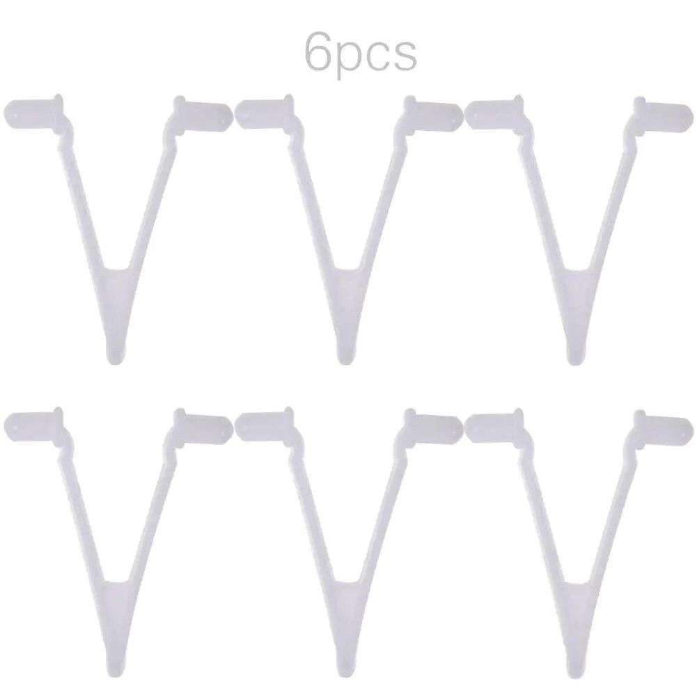 6Pcs Butterfly V Clips Spring Locking Pins Replacement Set Standard Pole Attachment Clips For Vacuum Head Skimmer Net Leaf Rake