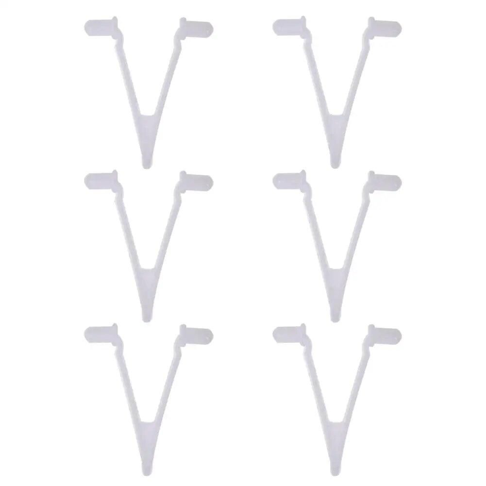 6Pcs Butterfly V Clips Spring Locking Pins Replacement Set Standard Pole Attachment Clips For Vacuum Head Skimmer Net Leaf Rake