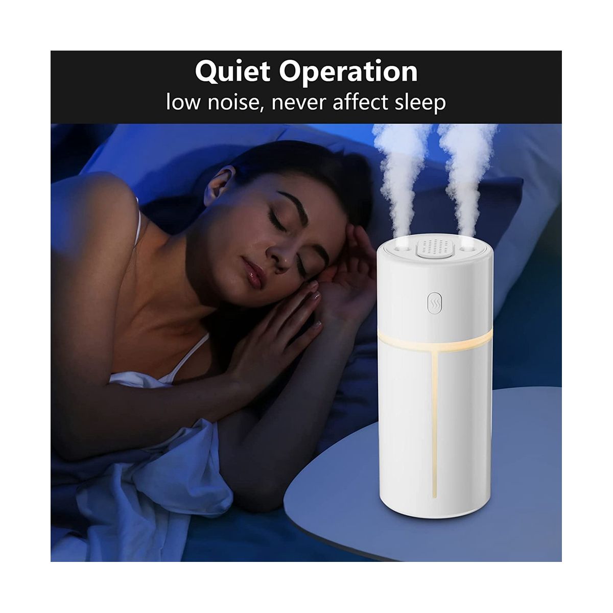 s for Bedroom Night Light Small Cool Mist s for Babies Space-Saving Quiet Ultrasonic
