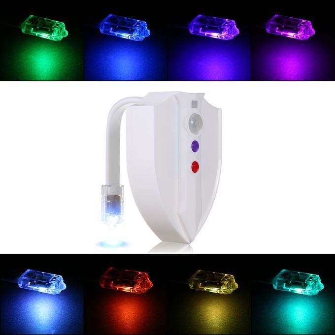 Tomshine RGB 8 Colors 2 Modes LED IP65 Flexible Toilet Seat