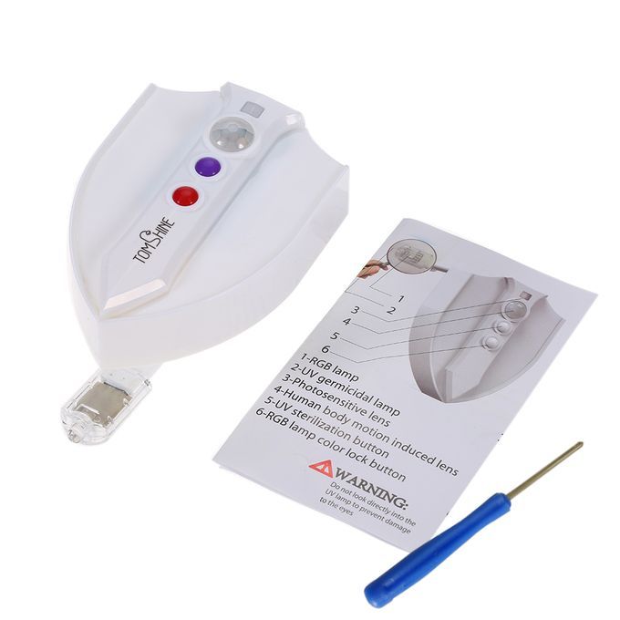 Tomshine RGB 8 Colors 2 Modes LED IP65 Flexible Toilet Seat