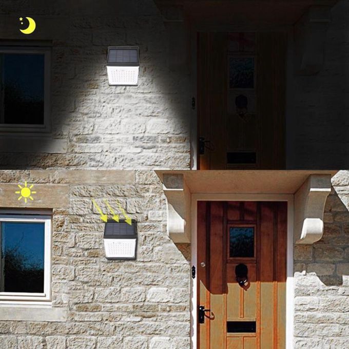 Solar Light  Motion Sensor Lamp 10W 88 LED Wall  Waterproof
