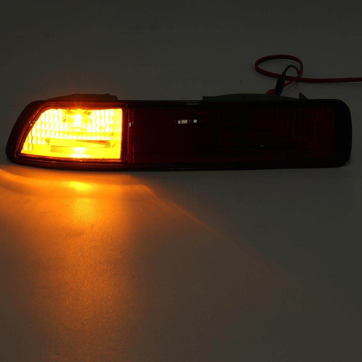 Pair Rear Bumper Tail Brake Light Assembly For Mitsubishi Pajero V73 V75 01-03
