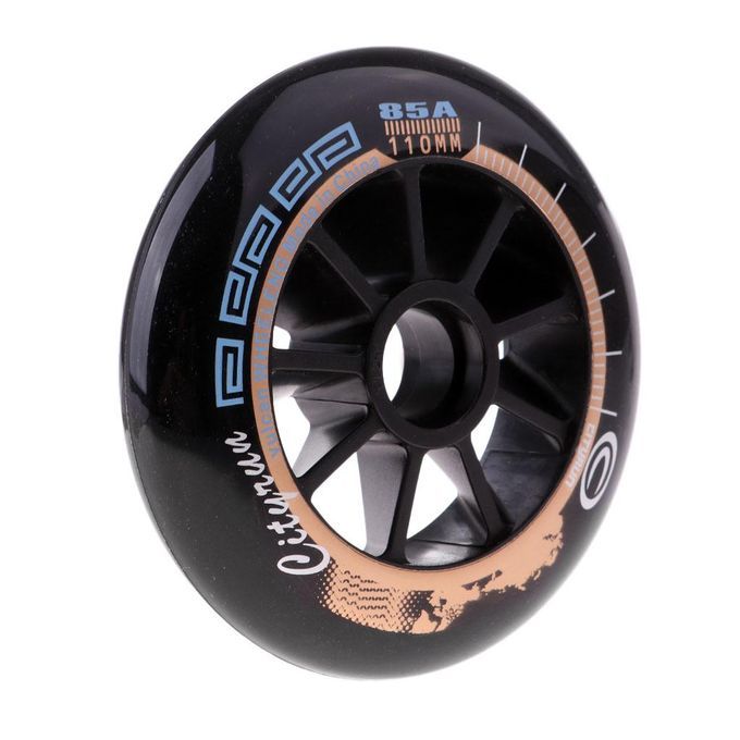 Speed Skating Wheels Outdoor Indoor Inline Skate Wheels 110mm Black