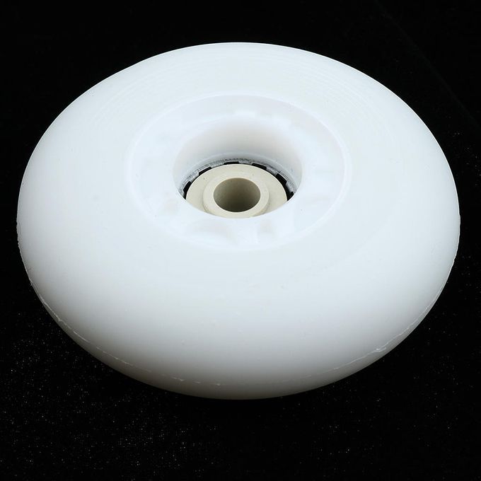 Flashing Inline Roller Skate Replacement Wheels With 4 76mm White