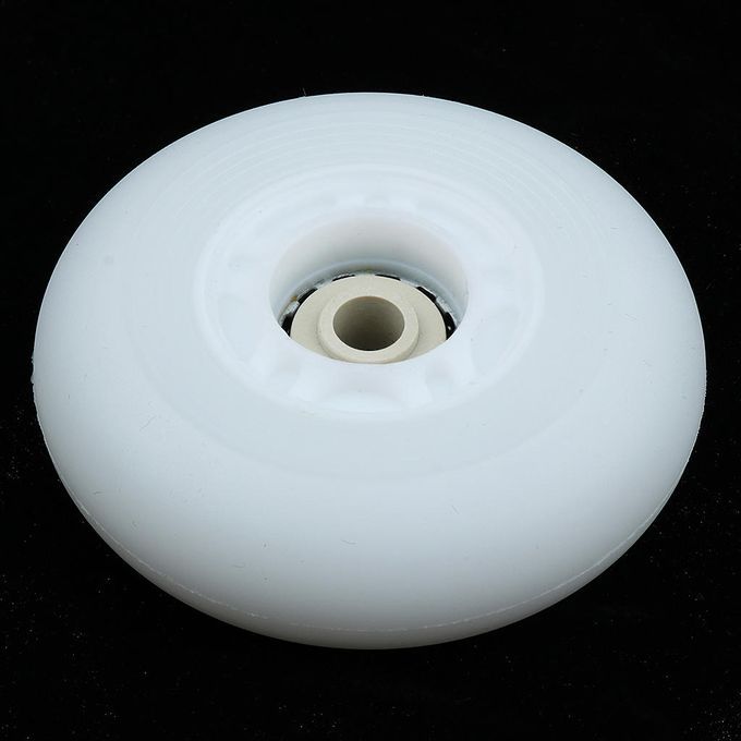 Flashing Inline Roller Skate Replacement Wheels With 4 Pieces 76mm Red