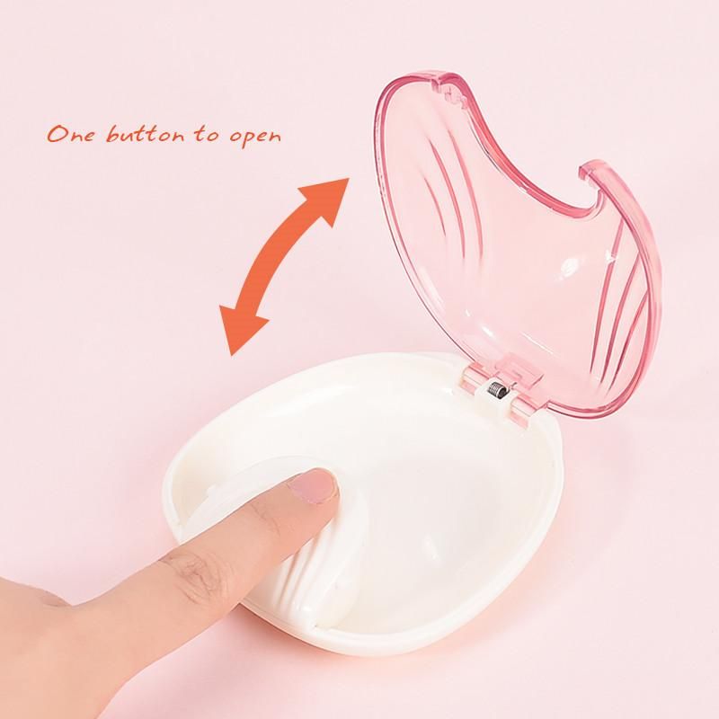 Y-kelin Press-to-Open Orthodontic Retainer Case Aligners Holder Container Partial Denture Box Compact and Easy To Carry & Store