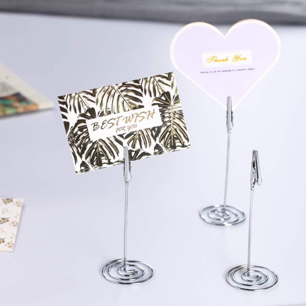 12pcs Place Card Holder Memo Holder Clip Photo Holder Table Number Holder