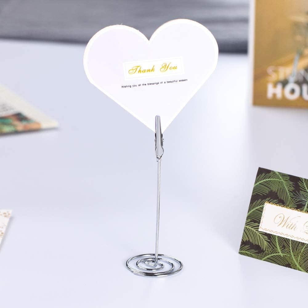 12pcs Place Card Holder Memo Holder Clip Photo Holder Table Number Holder