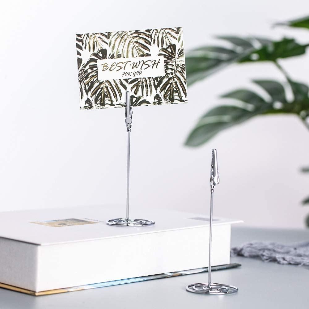 12pcs Place Card Holder Memo Holder Clip Photo Holder Table Number Holder