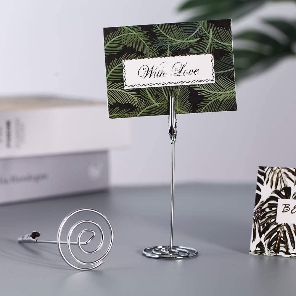 12pcs Place Card Holder Memo Holder Clip Photo Holder Table Number Holder