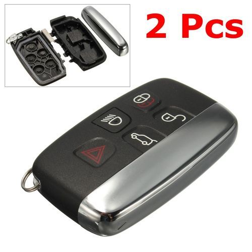 2pcs 5 Button Remote Key Fob Smart Key Shell/case For Land Rover LR4 Range Rover Sport Evoque