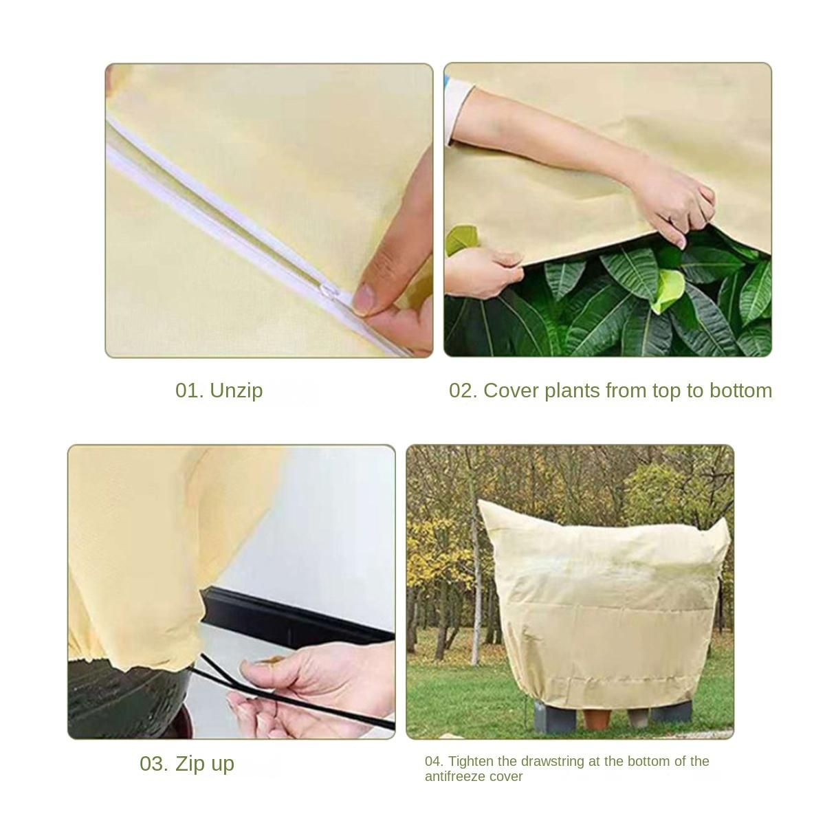 Plant Covers Freeze Protection 3 Packs 315X473Inch Plant Covers for Winter Frost Blankets for Outdoor Plants