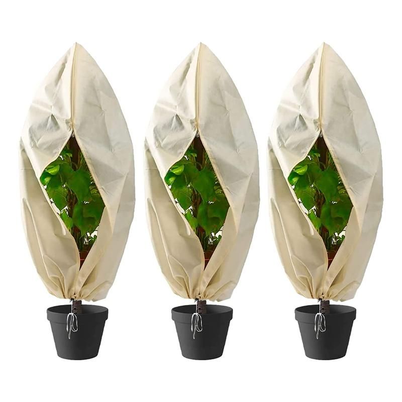 Plant Covers Freeze Protection 3 Packs 315X473Inch Plant Covers for Winter Frost Blankets for Outdoor Plants
