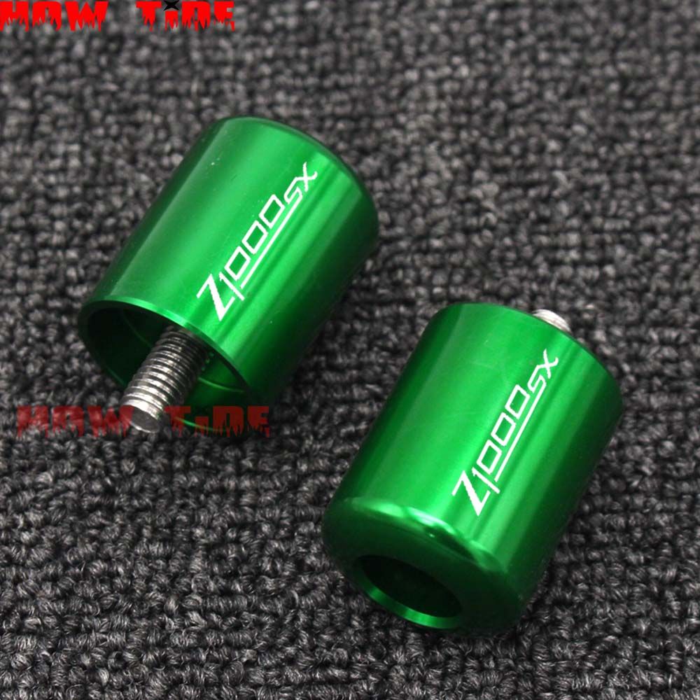 Motorcycle Accessories CNC Handlebar Grips Bar Ends Cap Slide For Kawasaki Z1000 SX Z1000SX/Tourer 2017-2018