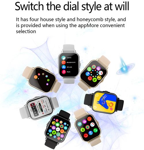 1.81" Full Touch Smart Watch Sport Health BT Call