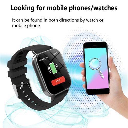 1.81" Full Touch Smart Watch Sport Health BT Call